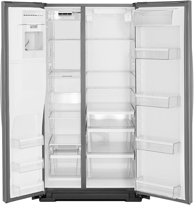 Whirlpool® 26.0 Cu. Ft. Side-By-Side Refrigerator-Monochromatic Stainless Steel 1