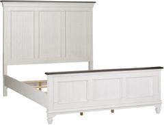 Liberty Furniture Allyson Park Wire Brushed White King Panel Bed