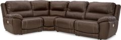 Signature Design by Ashley® Dunleith 4-Piece Chocolate Reclining Sectional