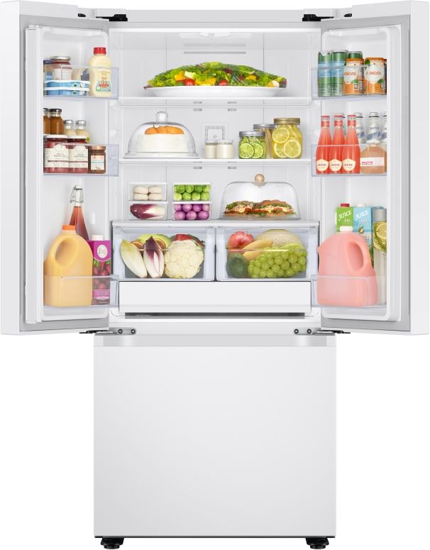 Samsung 22.1 Cu. Ft. White French Door Refrigerator 4