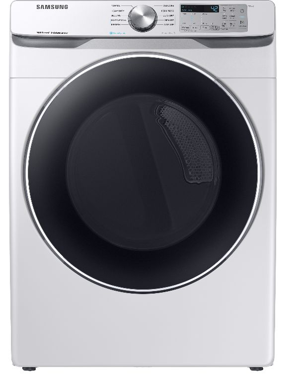 Samsung 7.5 Cu. Ft. White Front Load Electric Dryer-0
