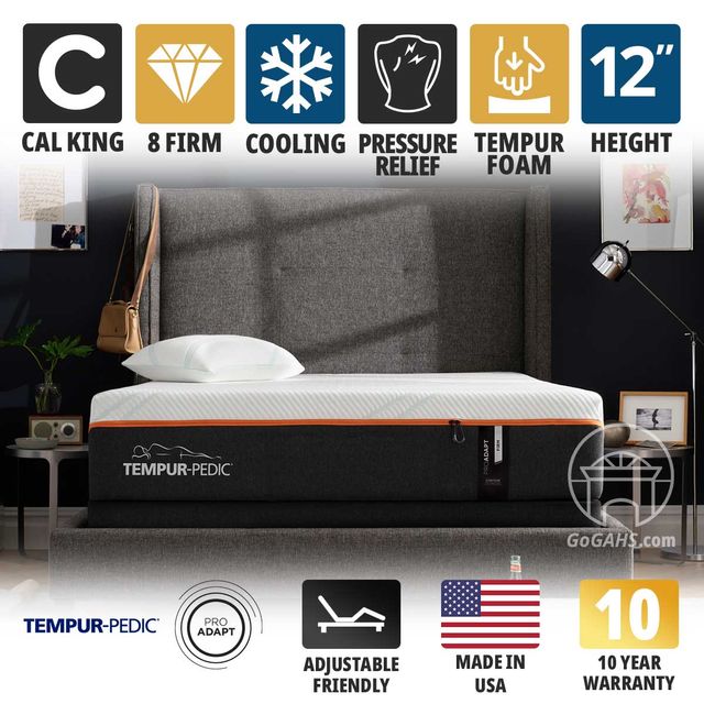 TEMPUR-Pedic ProAdapt® Firm 12" Cal King Mattress-0