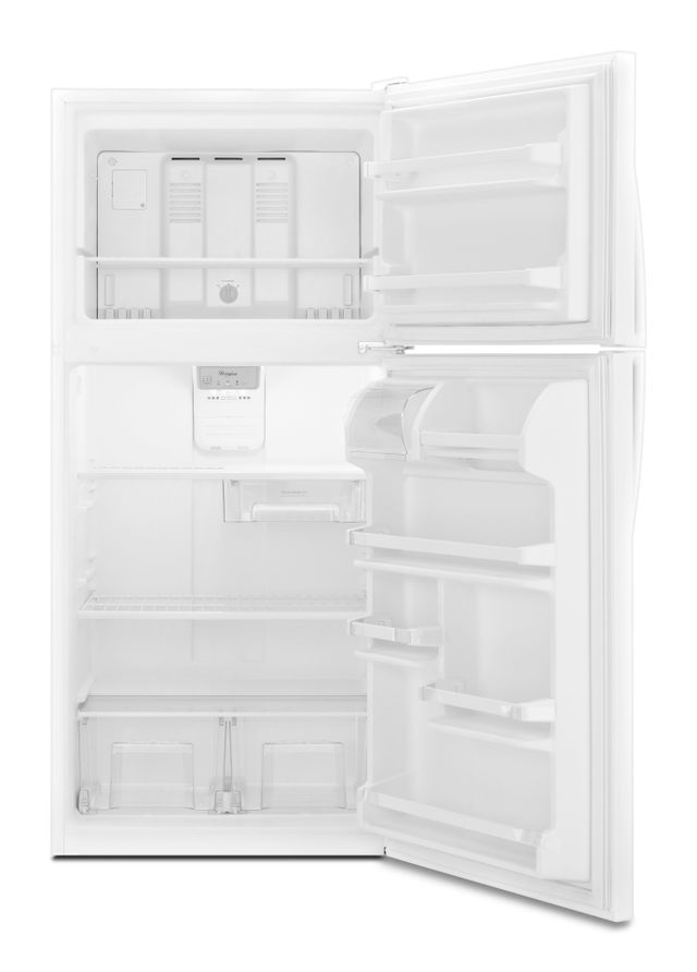 Whirlpool® 18.2 Cu. Ft. White Top Freezer Refrigerator 1
