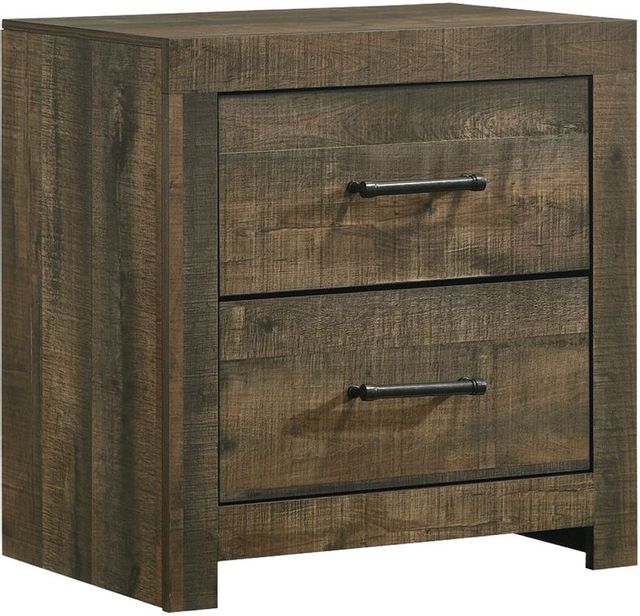 Elements International Bailey Walnut Nightstand | Pruitt's Fine ...