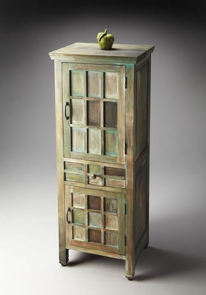 Butler Specialty Company Jodha Artifacts Water Colors Accent Cabinet 2