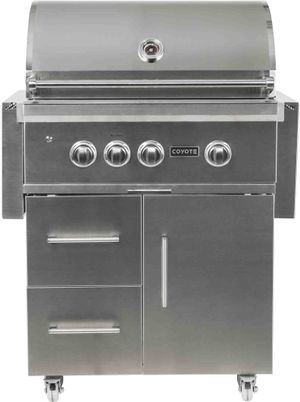 Coyote Outdoor Living S-Series 30” Free Standing Grill-Stainless Steel