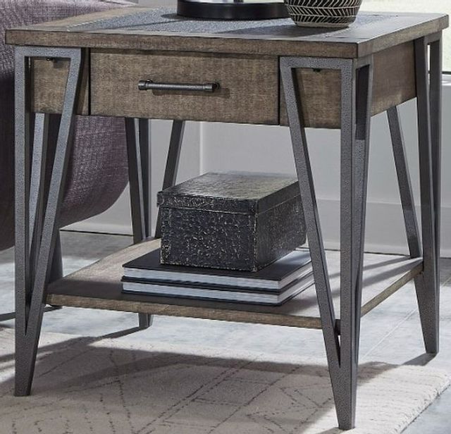 Null Furniture Square Smoke End Table