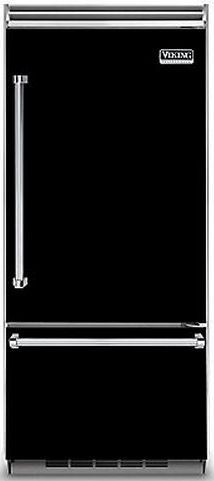 Viking® Professional 5 Series 20.4 Cu. Ft. Built-In Bottom Freezer Refrigerator-Black