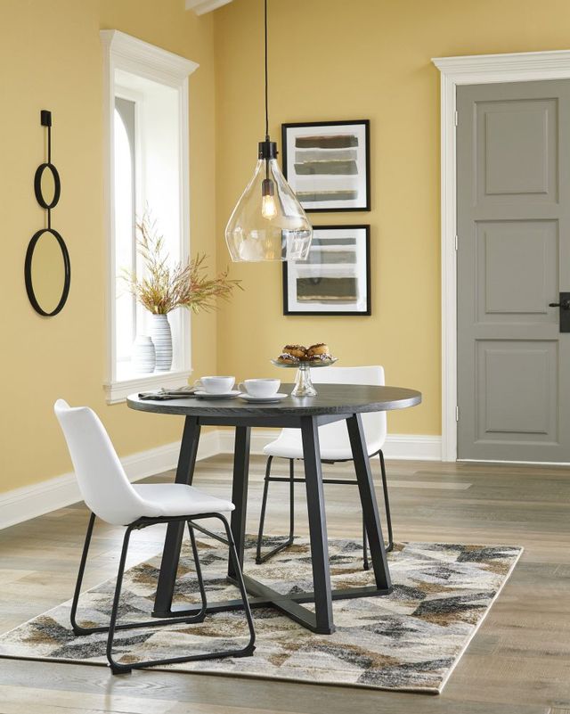 Signature Design by Ashley® Centiar Gray/Black Dining Room Table 5