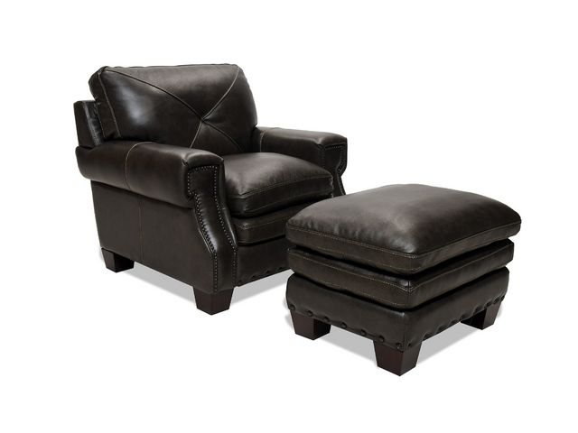 Pilot Leather Sofa, Chair and Ottoman