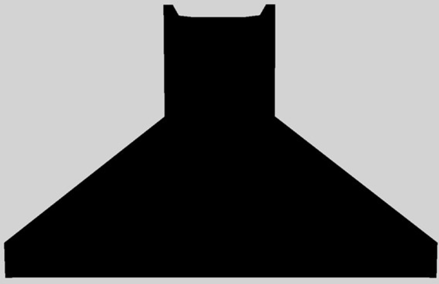 Vent-A-Hood® 48" Black Euro-Style Wall Mounted Range Hood-3