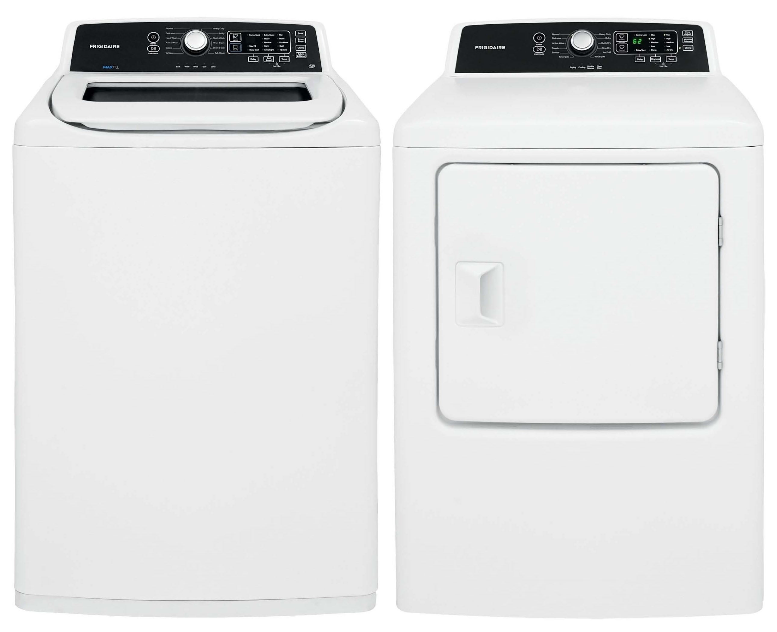 FRIGIDAIRE Laundry Pair Package 38 FFTW4120SW-FFRE4120SW