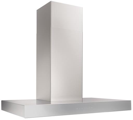 Best® Ispira 36" Stainless Steel with Brushed Gray Glass Chimney Range Hood