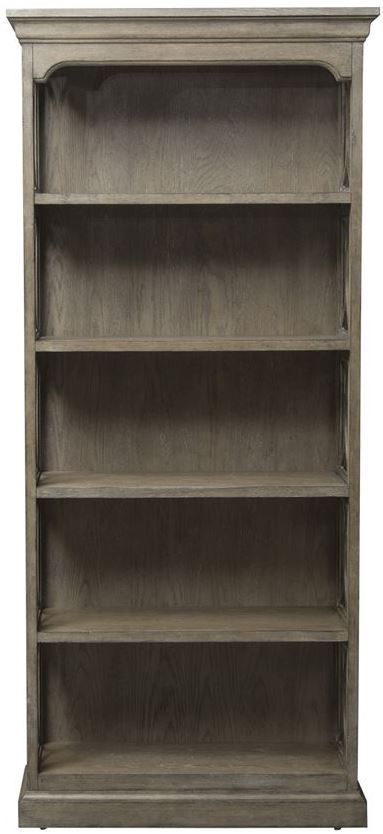 Liberty Simply Elegant Heathered Taupe Bookcase-0