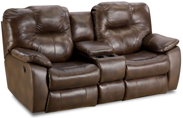 Southern Motion™ Avalon Double Reclining Console Sofa 0