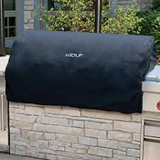 Wolf® Black Outdoor Grill Cover 1