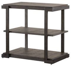 Liberty Modern View Gauntlet Gray Tiered End Table