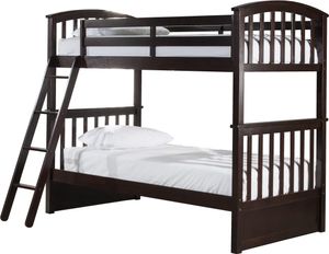 Hillsdale Furniture Schoolhouse Sidney Chocolate Twin/Full Bunk Bed