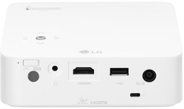 LG White CineBeam LED Projector with Built-in Battery 5