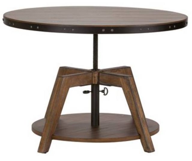 Liberty Aspen Skies Weathered Brown Motion Cocktail Table-2