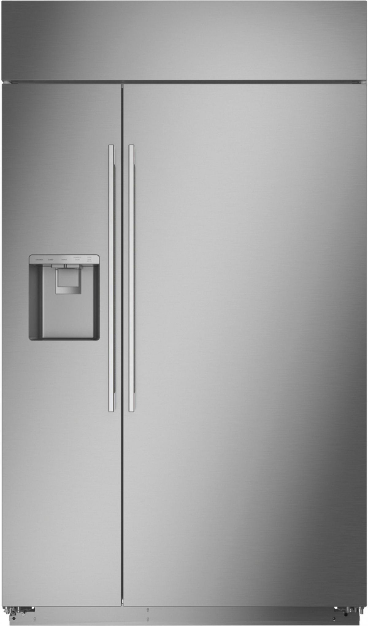 Monogram 28 8 Cu Ft Stainless Steel Smart Built In Side by Side 