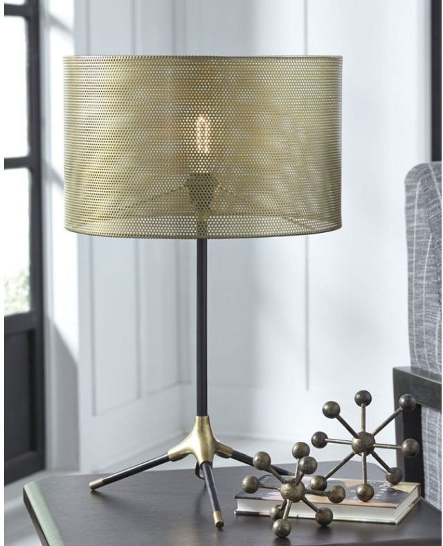 Signature Design by Ashley® Mance Brass Table Lamp 1