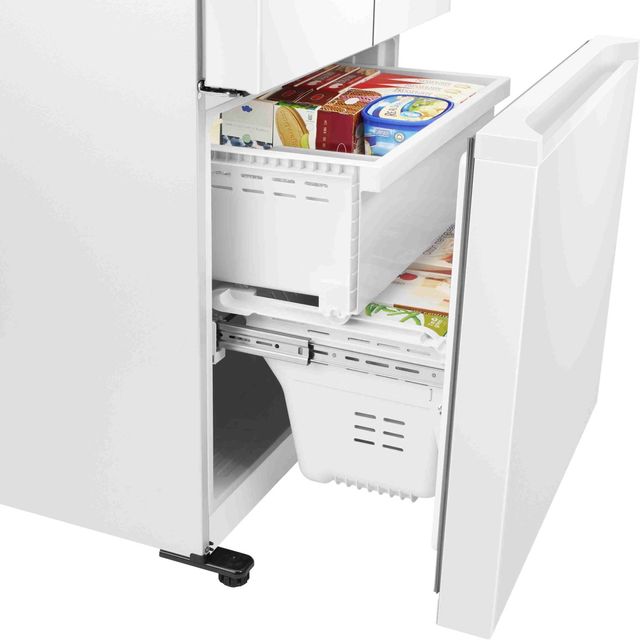 Samsung 17.5 Cu. Ft. Fingerprint Resistant White Counter Depth French Door Refrigerator 7