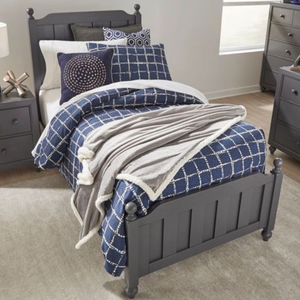 Liberty Cottage View 3-Piece Dark Gray Youth Full Panel Bed Set 9