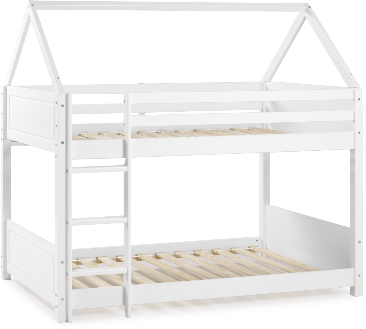 Powell® Maison White Twin/Twin House Bunk Bed | Colder's 