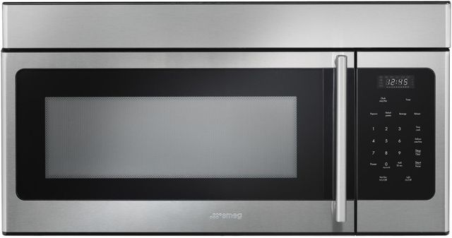 Smeg 1.6 Cu. Ft. Stainless Steel Over The Range Microwave