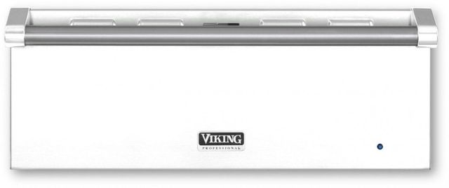 Viking® 5 Series 27" Frost White Professional Electric Warming Drawer 0