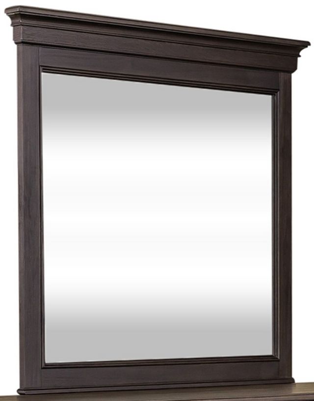 Liberty Allyson Park Ember Gray/Wirebrushed Black Forest Crown Mirror-0