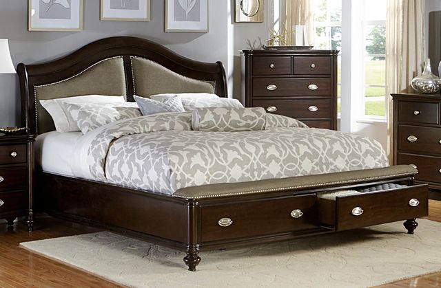 Homelegance® Marston Queen Sleigh Platform Bed