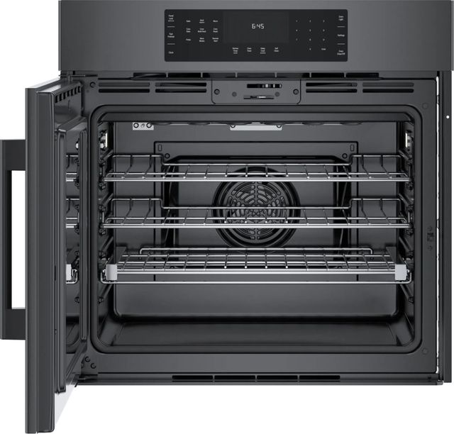 Bosch 800 Series 30" Black Stainless Steel Left-Hand Single Electric Wall Oven 1