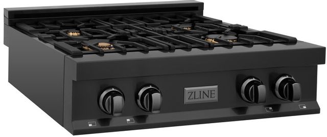 ZLINE Kitchen Package with Black Stainless Steel Refrigeration, 36  Rangetop, 36 Range Hood and 30 Single Wall Oven-4KPR-RTBRH36-AWS, Big  Sandy Superstore