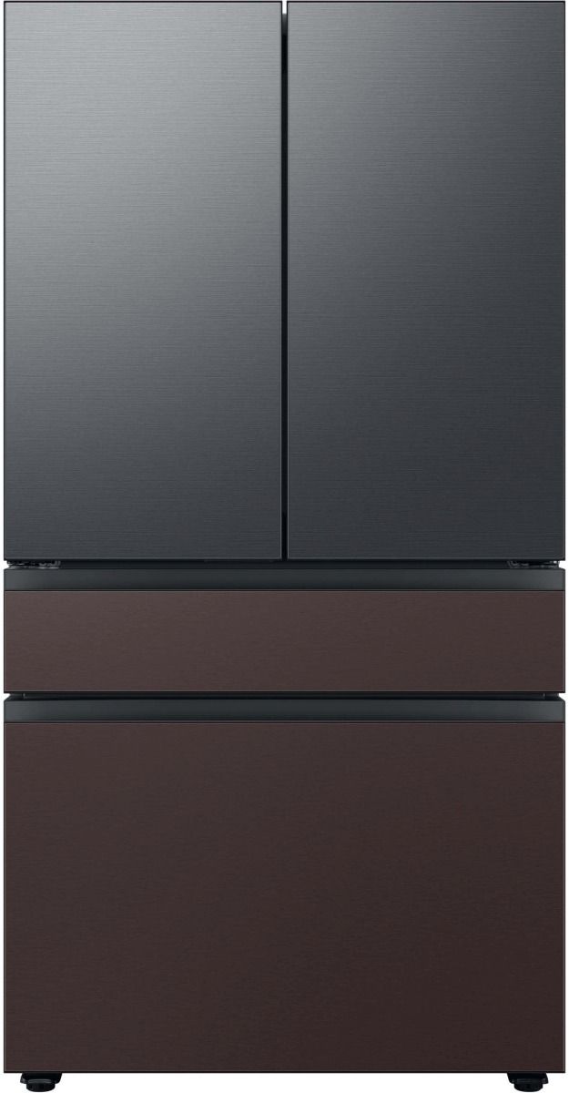Samsung Bespoke 36" Tuscan Steel French Door Refrigerator Middle Panel 3