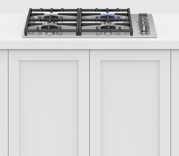 Fisher & Paykel Series 7 30" Stainless Steel Professional Natural Gas Cooktop 1