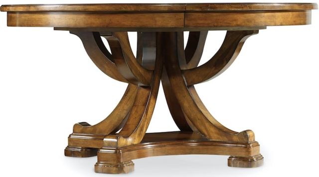 Hooker® Furniture Tynecastle Warm Chestnut-Colored Alder Round Pedestal Dining Table