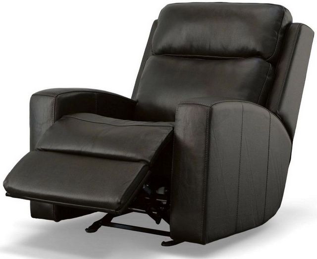 Flexsteel® Cody Dark Brown Power Gliding Recliner with Power Headrest ...