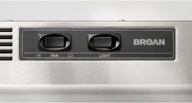 Broan® 41000 Series 36" Stainless Steel Under Cabinet Range Hood 2