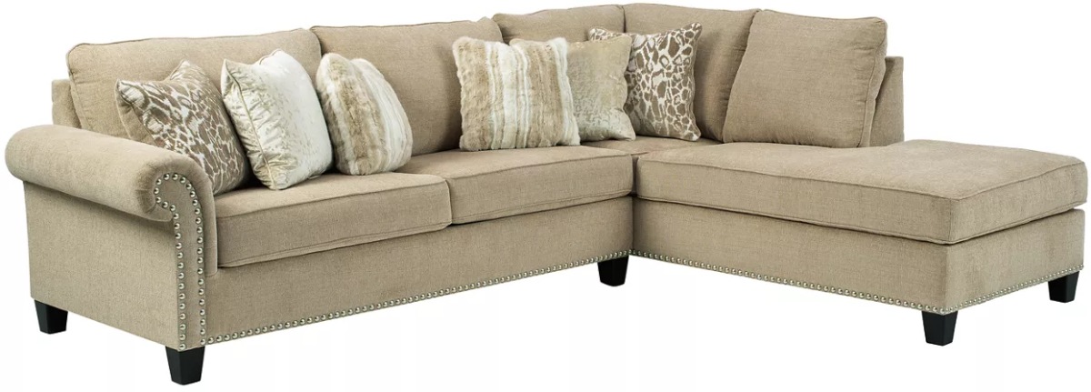 Signature Design by Ashley® Dovemont 2-Piece Putty Sectional Sofa