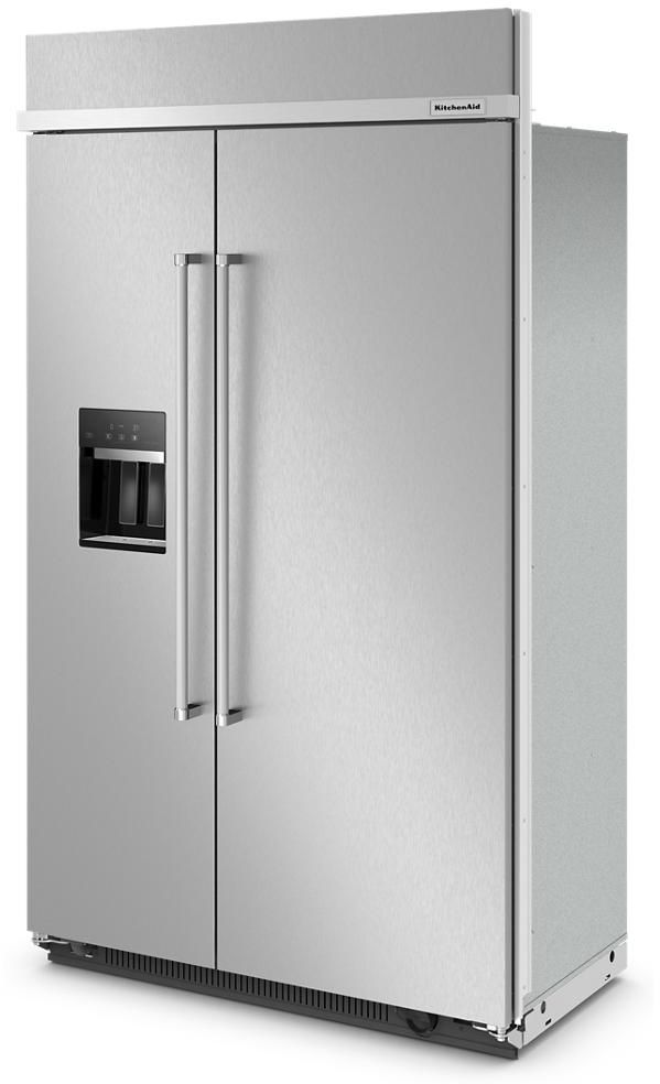 KitchenAid® 29.4 Cu. Ft. Stainless Steel Counter Depth Side-by-Side Refrigerator 2