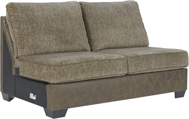 Benchcraft® Abalone 3-Piece Chocolate Left-Arm Facing Sectional with Chaise-2