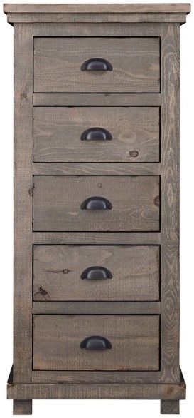 Progressive® Furniture Willow Weathered Gray Lingerie Chest Bob Mills Furniture