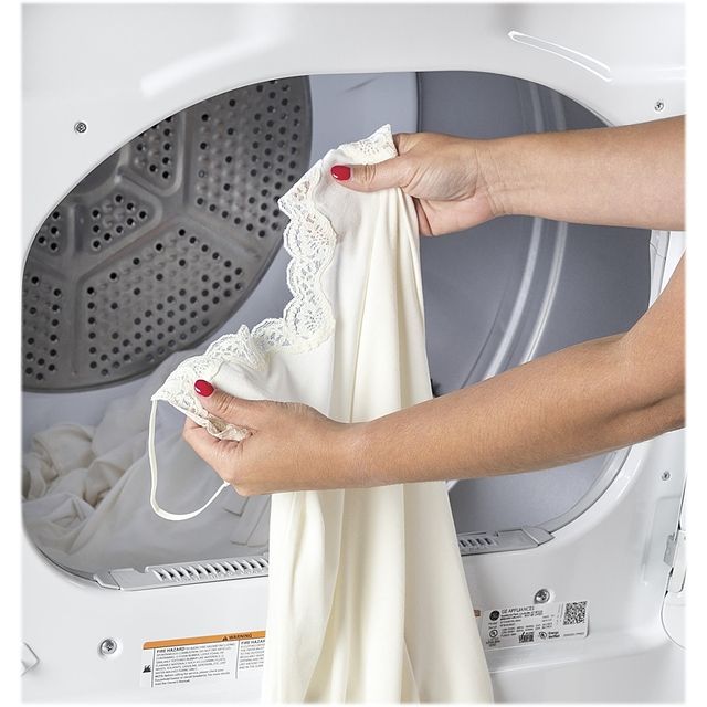 GE® 6.2 Cu. Ft. White Electric Dryer 4