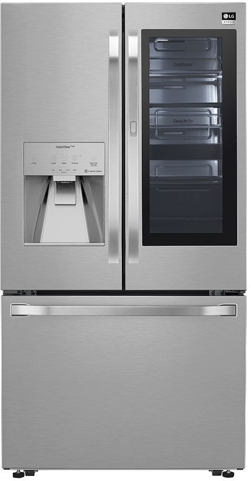 LG Studio 23.5 Cu. Ft. PrintProof™ Stainless Steel Counter Depth French Door Refrigerator 1