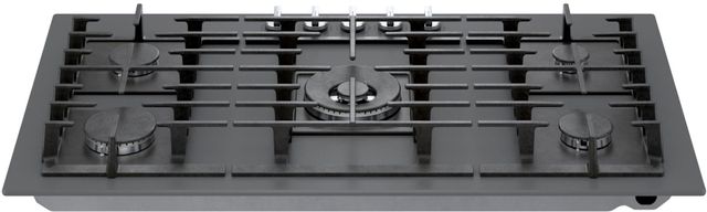 Bosch Benchmark® 36" Gray Tempered Glass Gas Cooktop 7