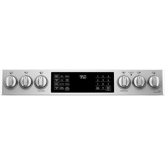 Café™ 30" Stainless Steel Slide In Double Oven Induction Range 16