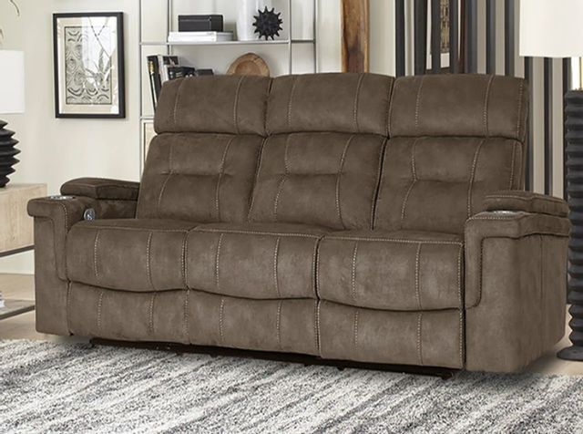 Parker House® Diesel Power Cobra Brown Reclining Sofa 3