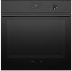 Fisher & Paykel Series 9 24" Black Glass Single Electric Wall Oven